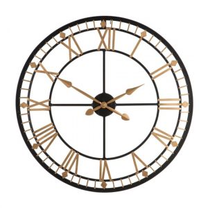 adney-round-wall-clock-black-gold-metal-frame
