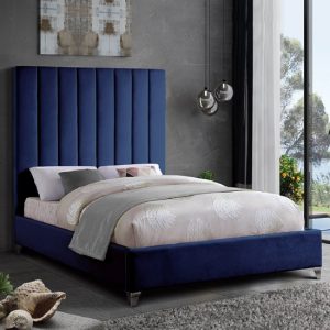 aerostone-plush-velvet-upholstered-double-bed-blue