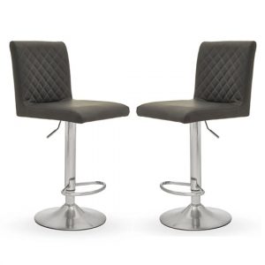 akro-dark-grey-faux-leather-bar-stools-chrome-base-pair