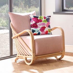 akure-rattan-armchair-velvet-blush-seat-cushion
