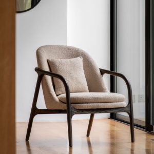 alagra-fabric-armchair-dark-wooden-frame-taupe