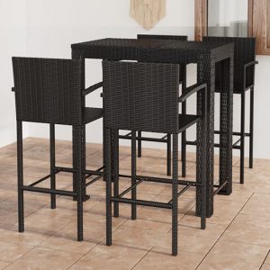 aleka-outdoor-poly-rattan-bar-table-4-stools-black