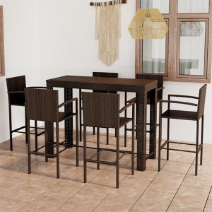 aleka-outdoor-poly-rattan-bar-table-6-stools-brown