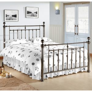 alexander-black-metal-double-bed-nickel-finials