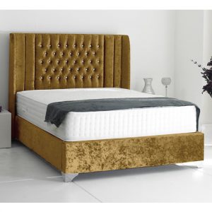 alexandria-plush-velvet-double-bed-mustard