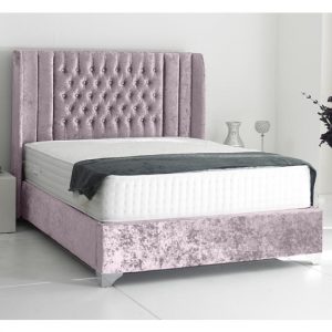 alexandria-plush-velvet-double-bed-pink
