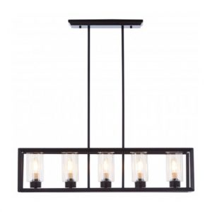 alike-rectangular-5-bulbs-pendant-light-black