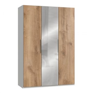 alkes-mirrored-wardrobe-planked-oak-white-3-doors