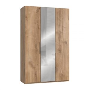 alkesia-mirror-wardrobe-planked-oak-3-doors