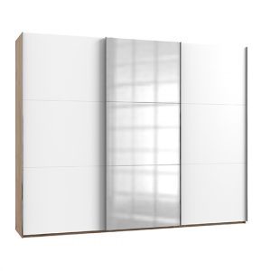 alkesia-mirrored-sliding-3-doors-wardrobe-white-planked-oak