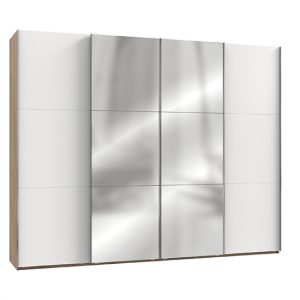 alkesia-mirrored-sliding-4-doors-wardrobe-white-planked-oak