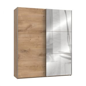 alkesia-mirrored-sliding-door-wardrobe-planked-oak