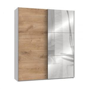 alkesia-mirrored-sliding-door-wardrobe-planked-oak-white