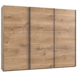 alkesia-wooden-sliding-3-doors-wardrobe-planked-oak