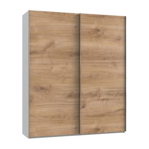 alkesia-wooden-sliding-door-wardrobe-planked-oak-white