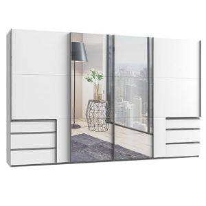alkesu-mirrored-sliding-5-doors-wardrobe-white-6-drawers