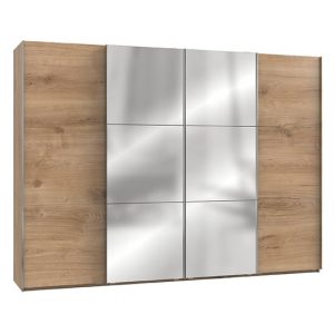 alkesu-mirrored-sliding-door-wardrobe-planked-oak-4-door