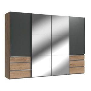 alkesu-sliding-4-doors-mirrore-wardrobe-graphite-planked-oak