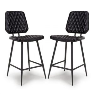 allen-black-genuine-leather-counter-bar-chairs-pair