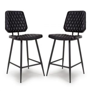 allen-black-genuine-leather-counter-bar-chairs-pair