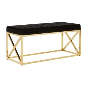 alluras-black-velvet-dining-bench-gold-cross-frame