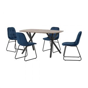 alsip-dt-medium-oak-4-lyster-blue-chairs