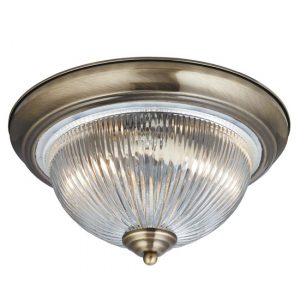 american-2-lights-ceiling-flush-light-antique-brass