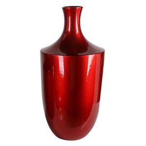 amprion-ceramic-large-decorative-vase-glazed-red