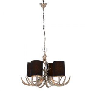 antlor-4-fabric-shades-chandelier-ceiling-light-silver