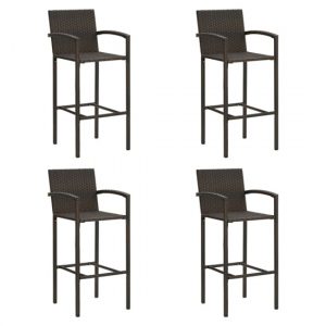 arabella-4-pcs-poly-rattan-bar-chairs-brown