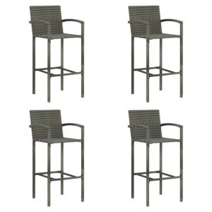 arabella-4-pcs-poly-rattan-bar-chairs-grey