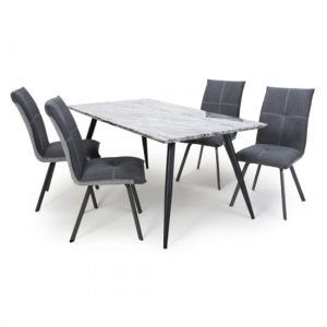 arden-marble-effect-dining-table-4-ariel-grey-chairs