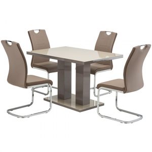 arena-latte-gloss-dt-4-aspen-latte-chairs