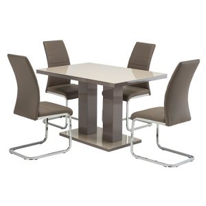 arena-latte-gloss-dt-4-soho-taupe-chairs