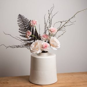areola-ceramic-cylindrical-decorative-vase-white