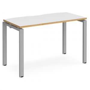arkos-1200mm-computer-desk-white-oak-silver-legs