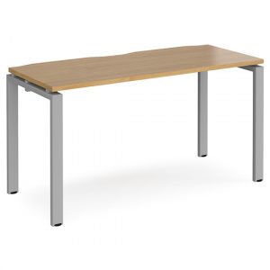 arkos-1400mm-computer-desk-oak-silver-legs