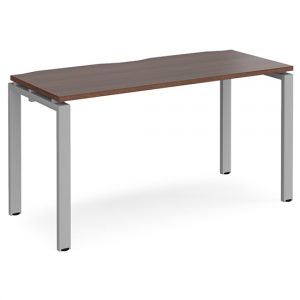 arkos-1400mm-computer-desk-walnut-silver-legs