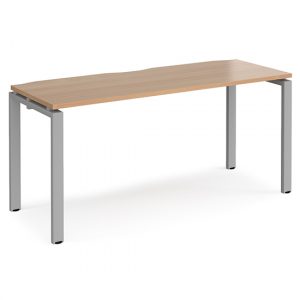 arkos-1600mm-computer-desk-beech-silver-legs