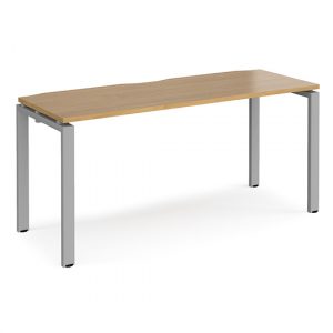 arkos-1600mm-computer-desk-oak-silver-legs