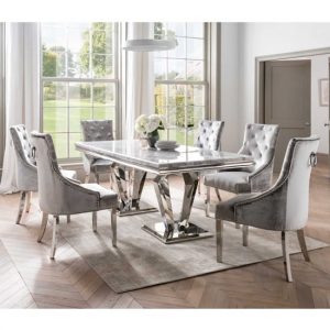 arlesey-grey-marble-dining-table-4-enmore-pewter-chairs