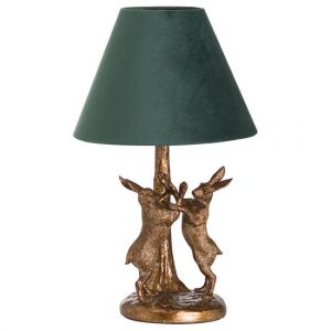 arminian-marching-hare-table-lamp-gold-green-shade
