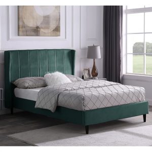 ashburton-velvet-double-bed-green