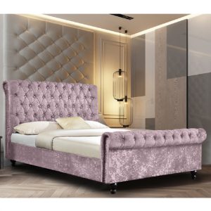 ashland-crushed-velvet-double-bed-pink