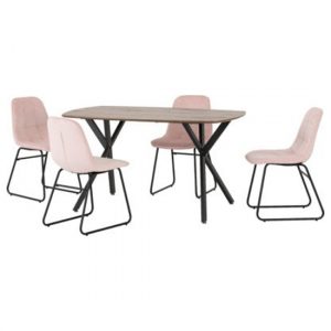 athens-dining-table-4-lukas-baby-pink-chairs