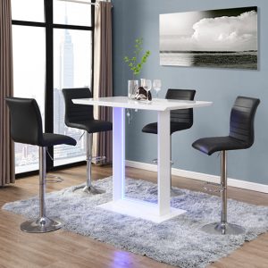 atlantis-led-white-gloss-bar-table-4-ripple-black-stools