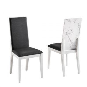 attoria-white-marble-effect-wooden-dining-chair-black-seat
