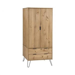 augusta-wardrobe-waxed-pine-2-dr-and-2-dw