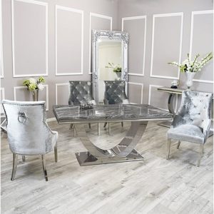 avon-dark-grey-marble-dining-table4-dessel-pewter-chairs