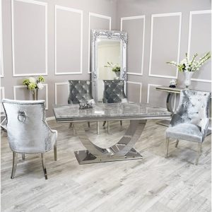 avon-light-grey-marble-dining-table4-dessel-pewter-chairs